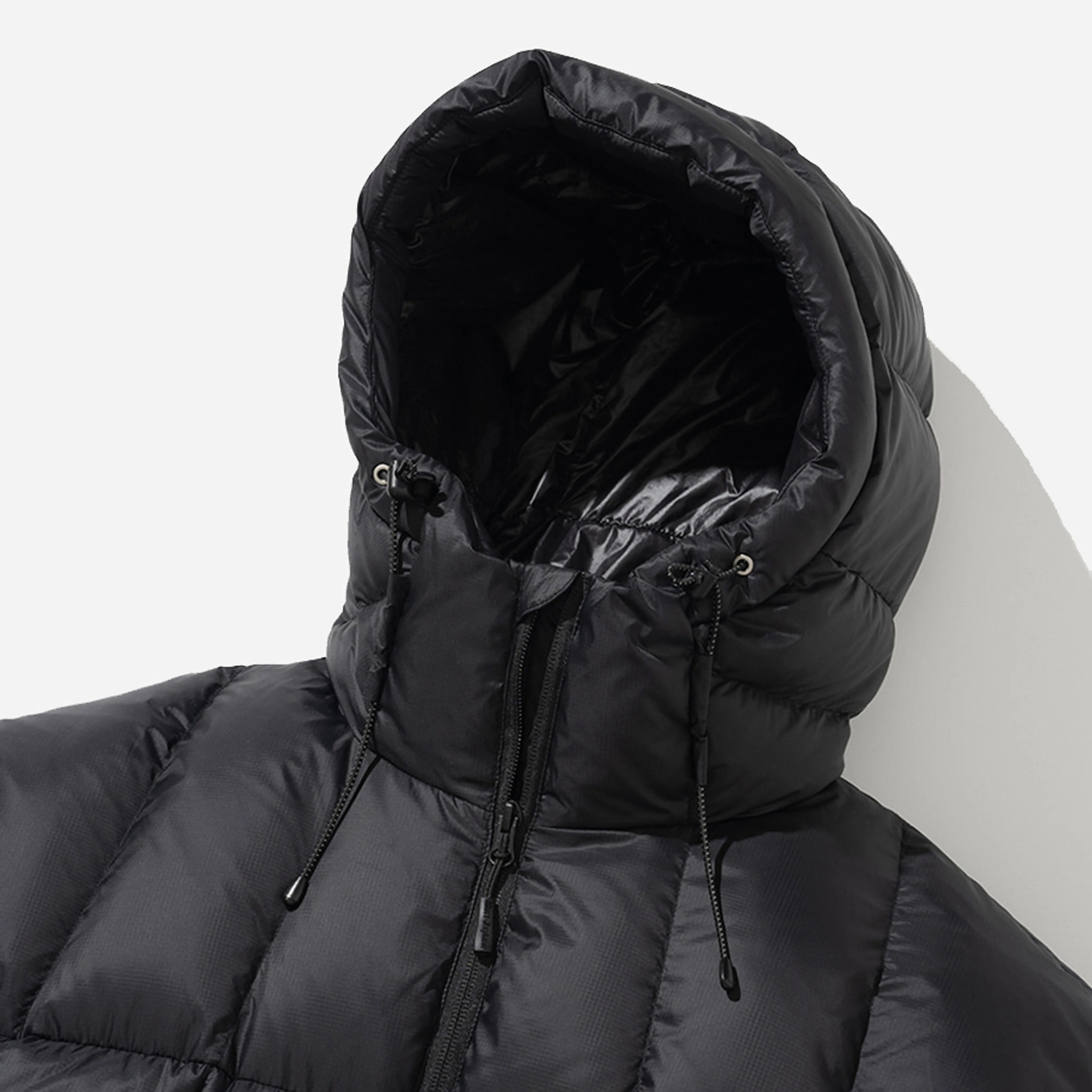 AE UTILITY HOODED DUCK DOWN PARKA - BLACK