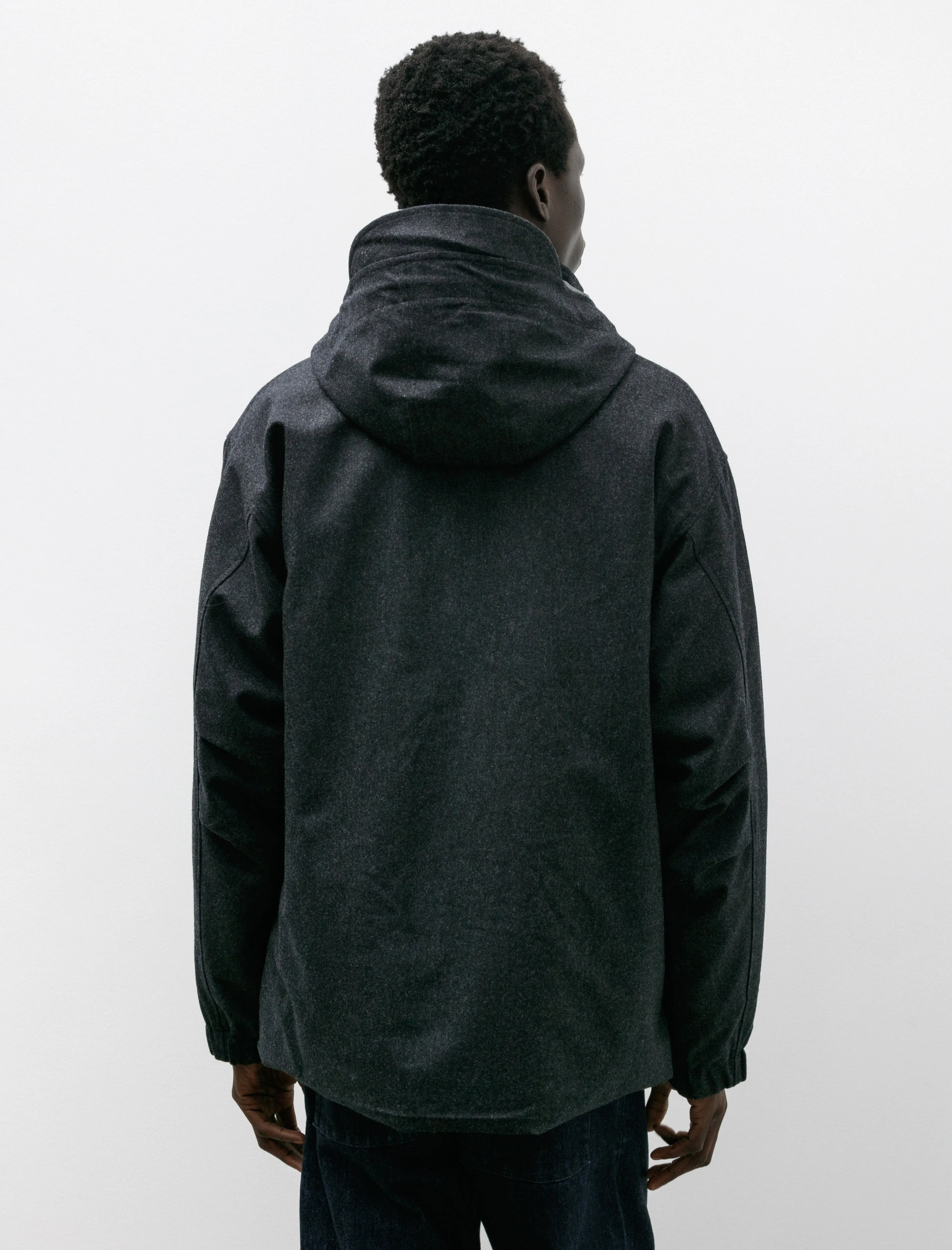 Air 2 Layer Wool Parka Charcoal