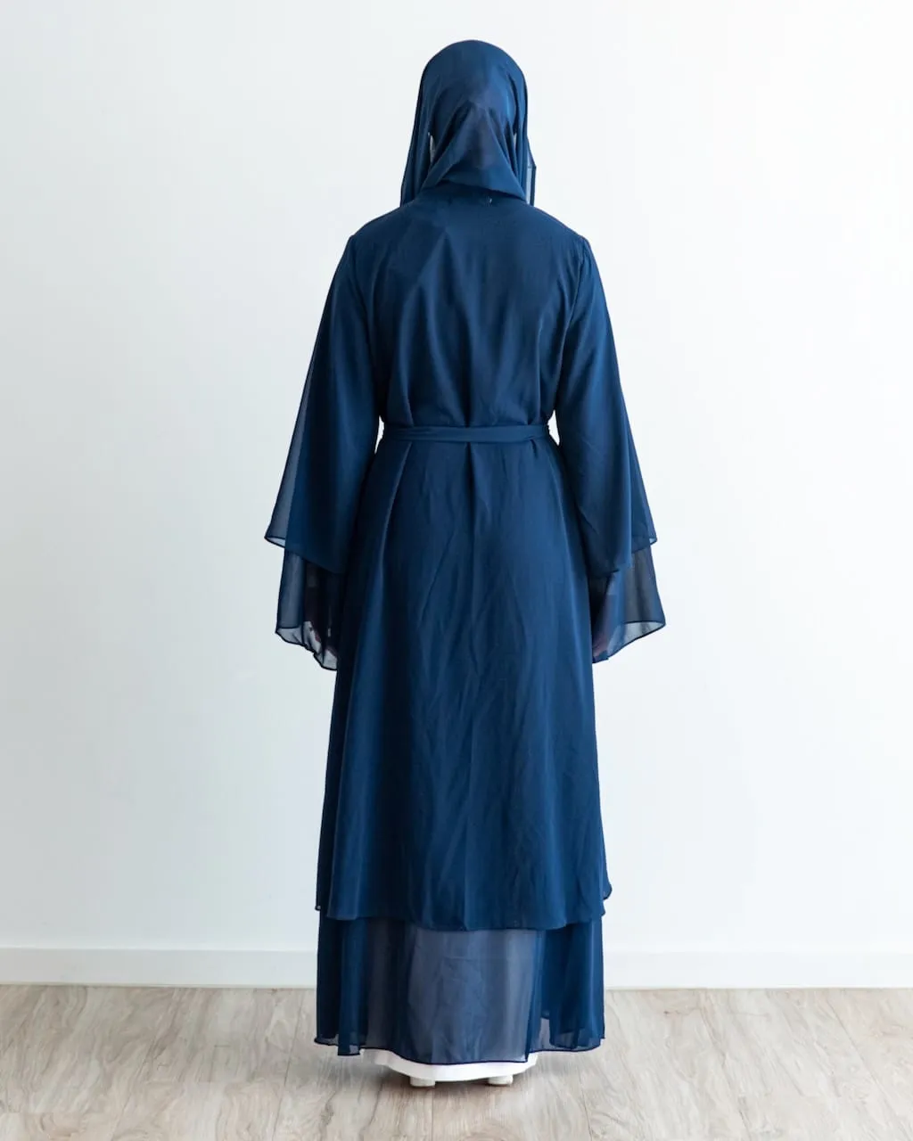 Aisha Abaya with Hijab - Navy