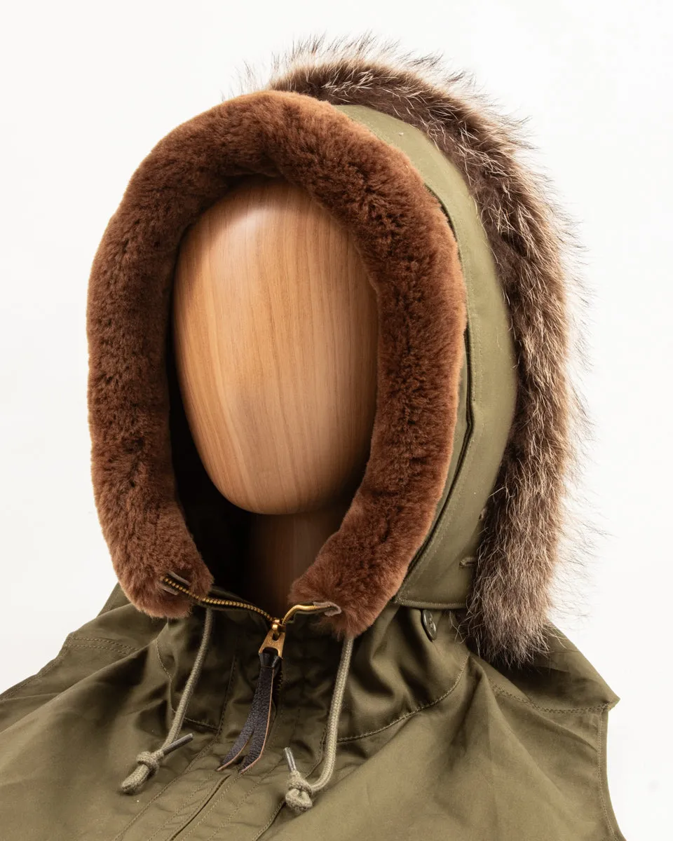 AL-1 / HOOD, PARKA - Olive