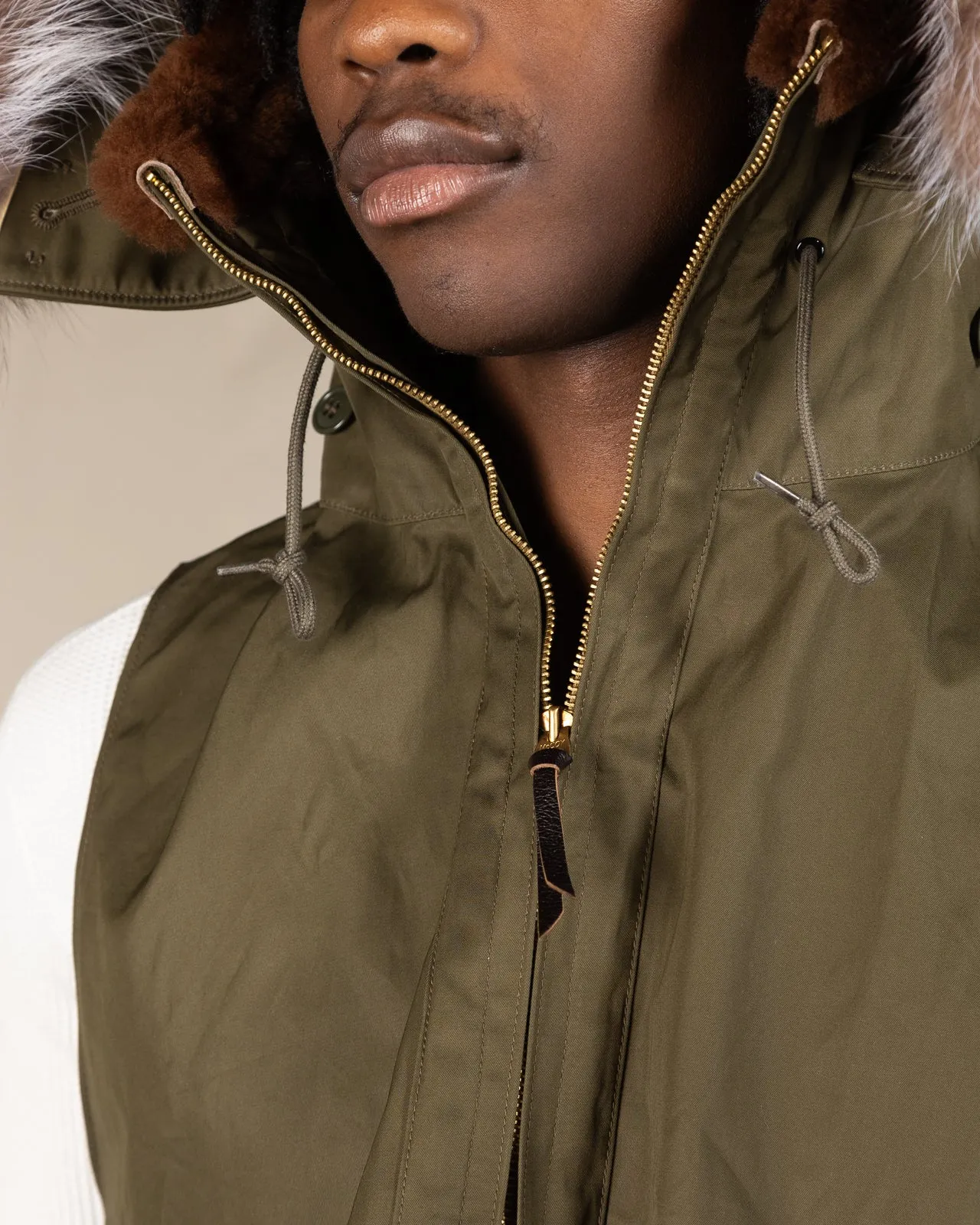 AL-1 / HOOD, PARKA - Olive