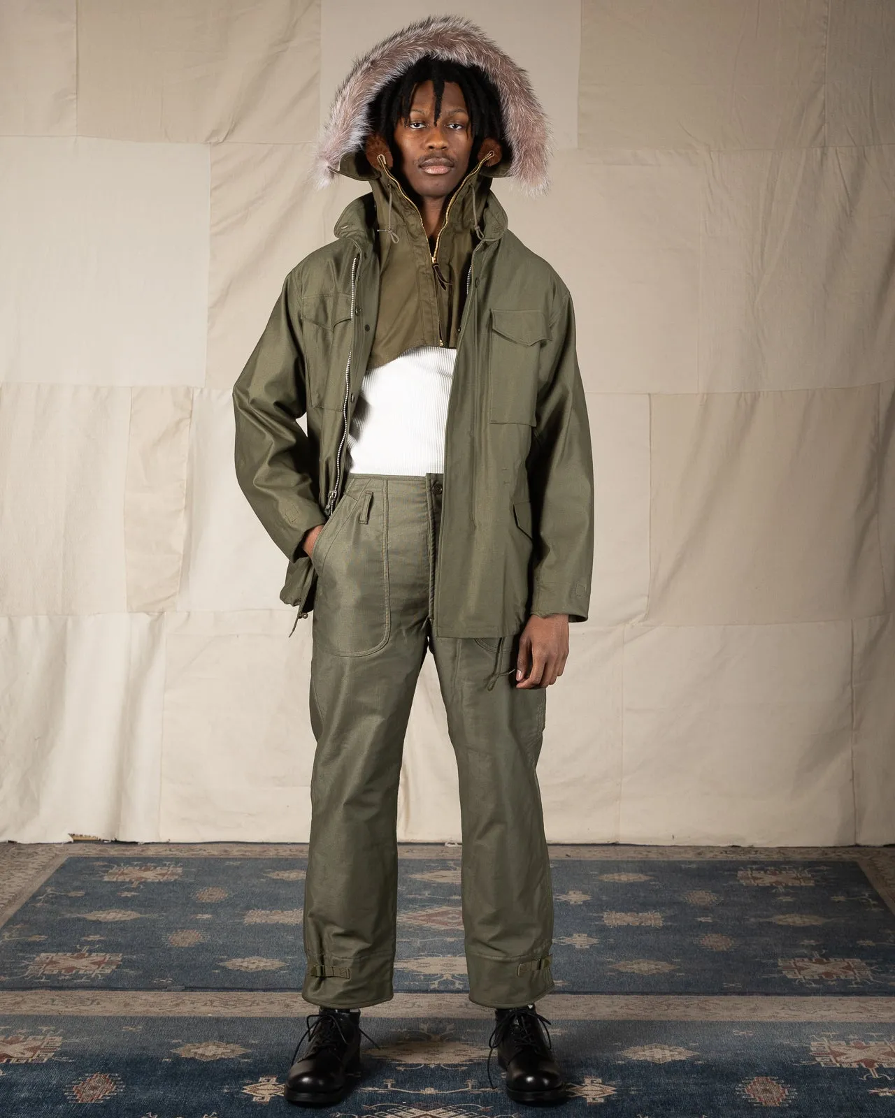 AL-1 / HOOD, PARKA - Olive