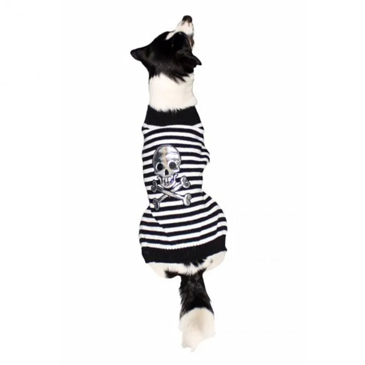 Armitage Skull & Cross Bones Halloween Dog Jumper 16