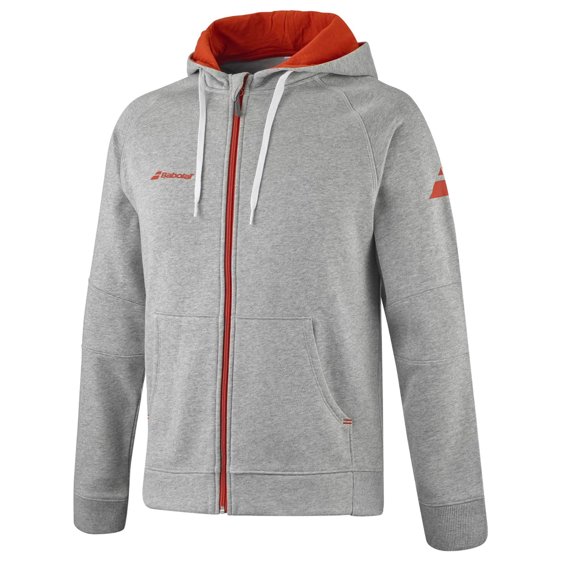 Babolat Exercise Men Hood Jacket 3002 - High Rise Heather