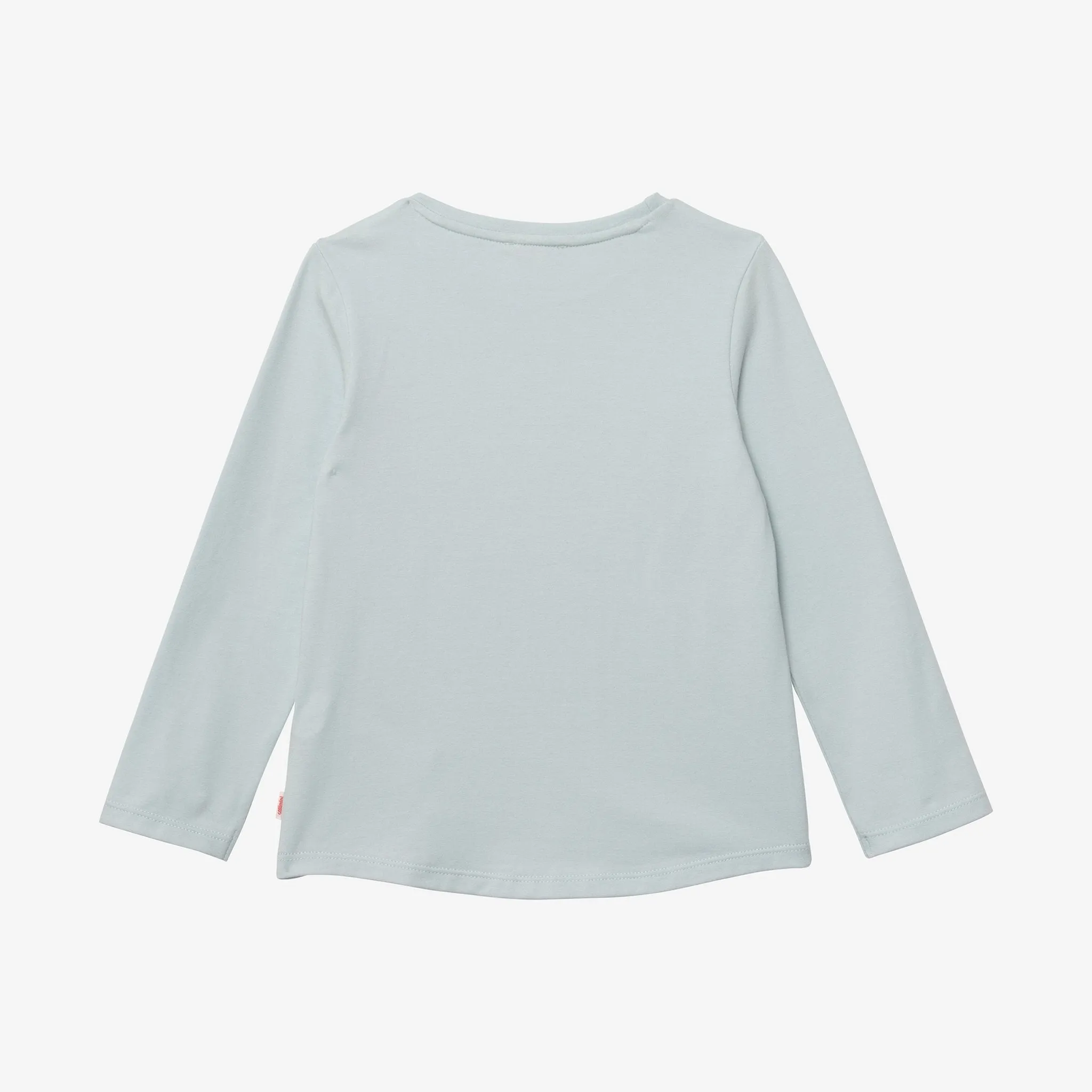 Baby girl pastel blue long sleeve T-shirt