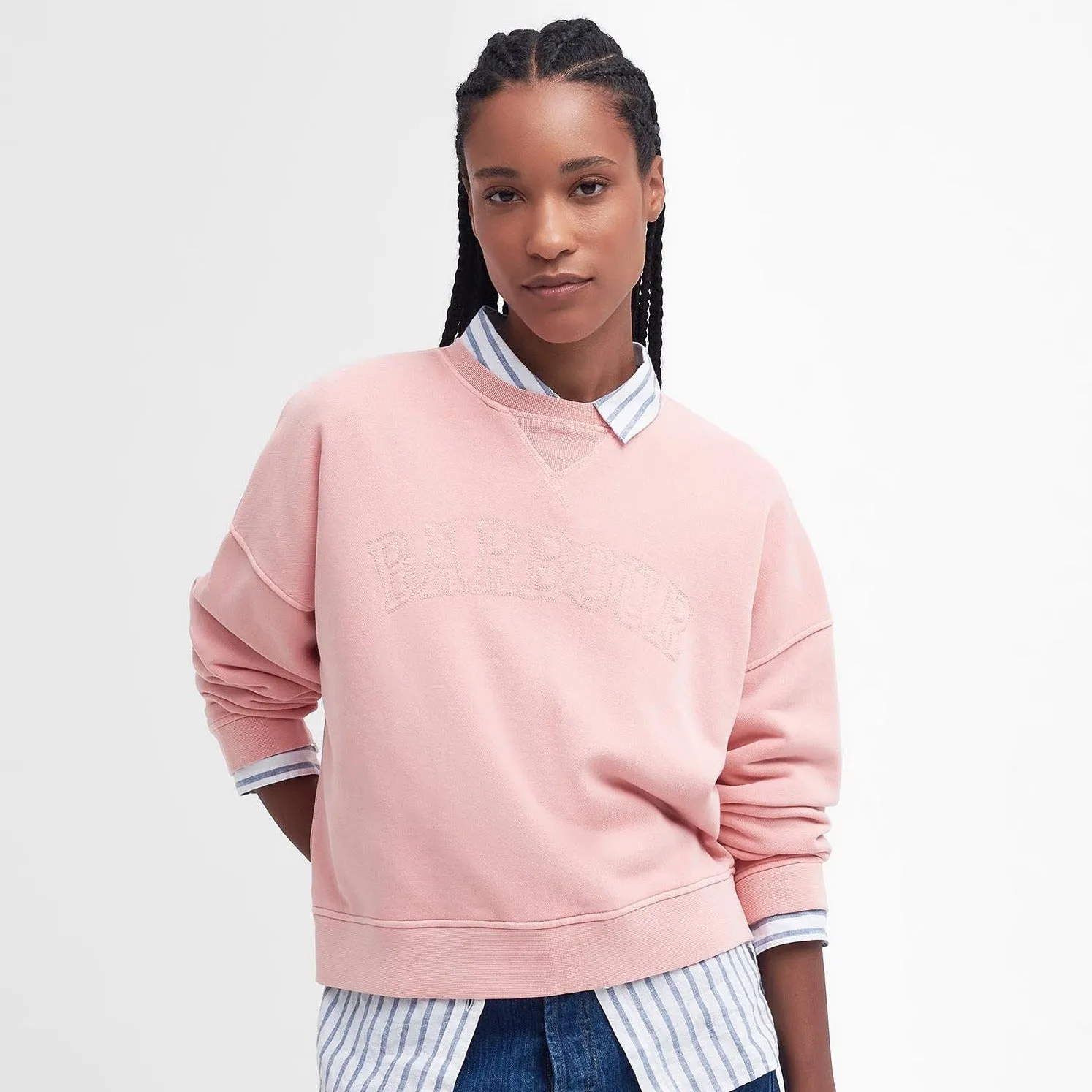 Barbour Ladies Sandgate Crew Neck Sweatshirt