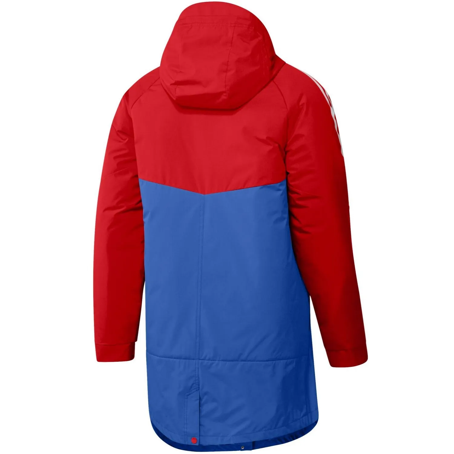 Bayern Munich Soccer parka down jacket 2023 red/blue - Adidas