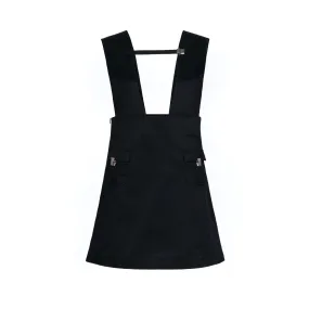 Black Parka Vest Dress