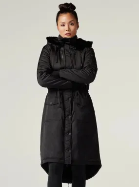 Blanc Noir Locust Coat - Black