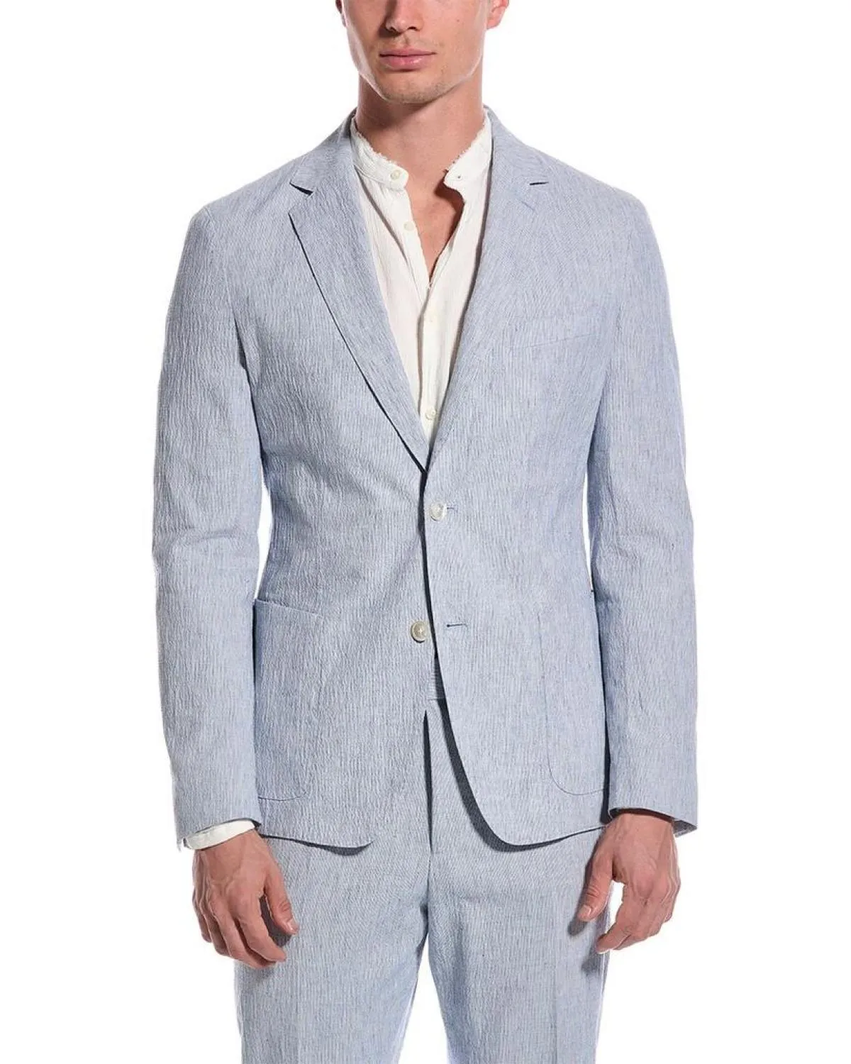 BOSS Hugo Boss 2pc C-Hanry Slim Fit Linen-Blend Suit