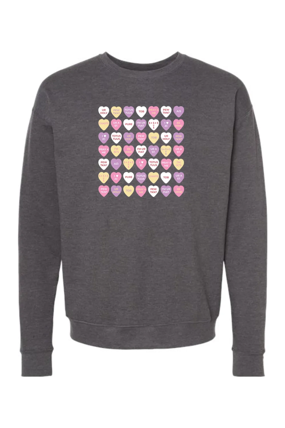 Candy Hearts - Crewneck Sweatshirt