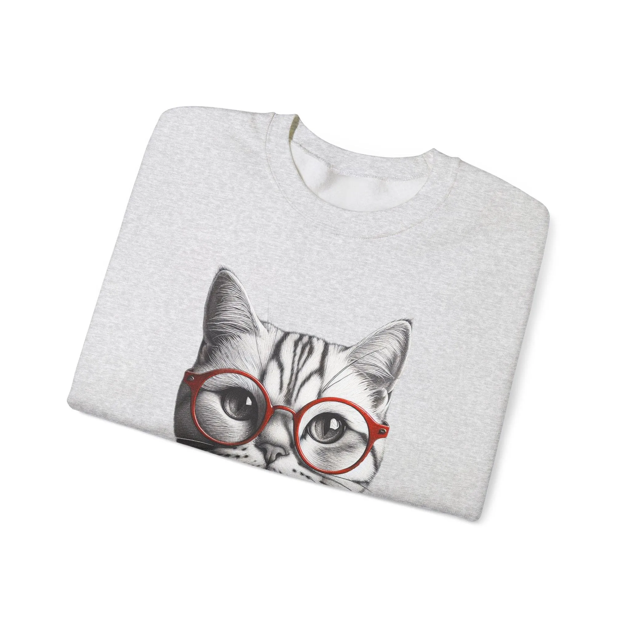 Cat-titude Unisex Heavy Blend Crewneck Sweatshirt