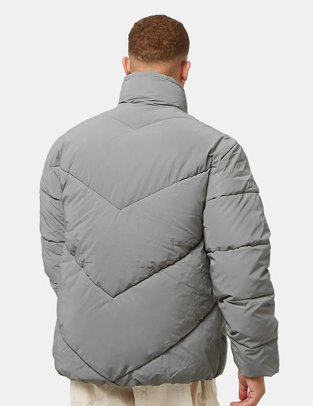 Chaqueta Karl Kani Og Puffer Reflective Silver