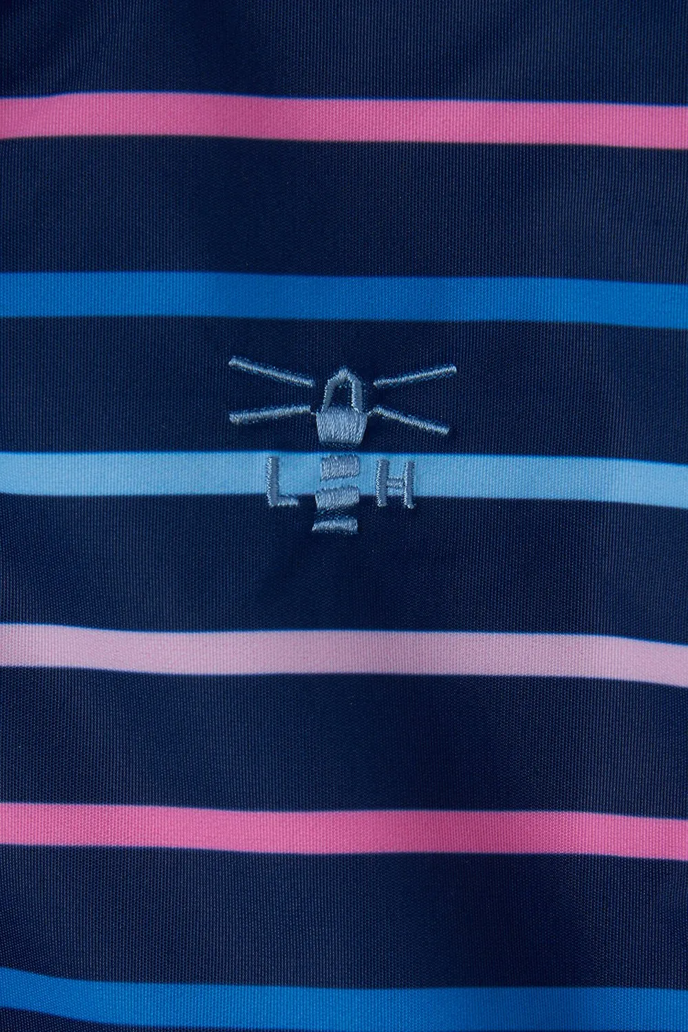 Charlotte Parka - Blue Pink Stripe