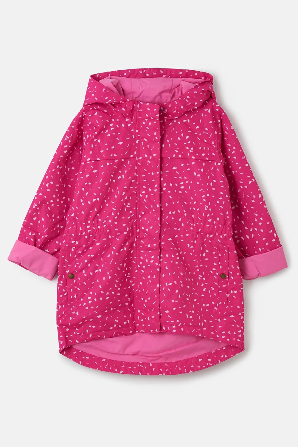 Charlotte Parka - Bright Pink Print