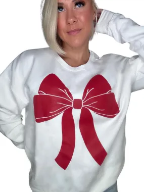 Christmas Bow Sweatshirt