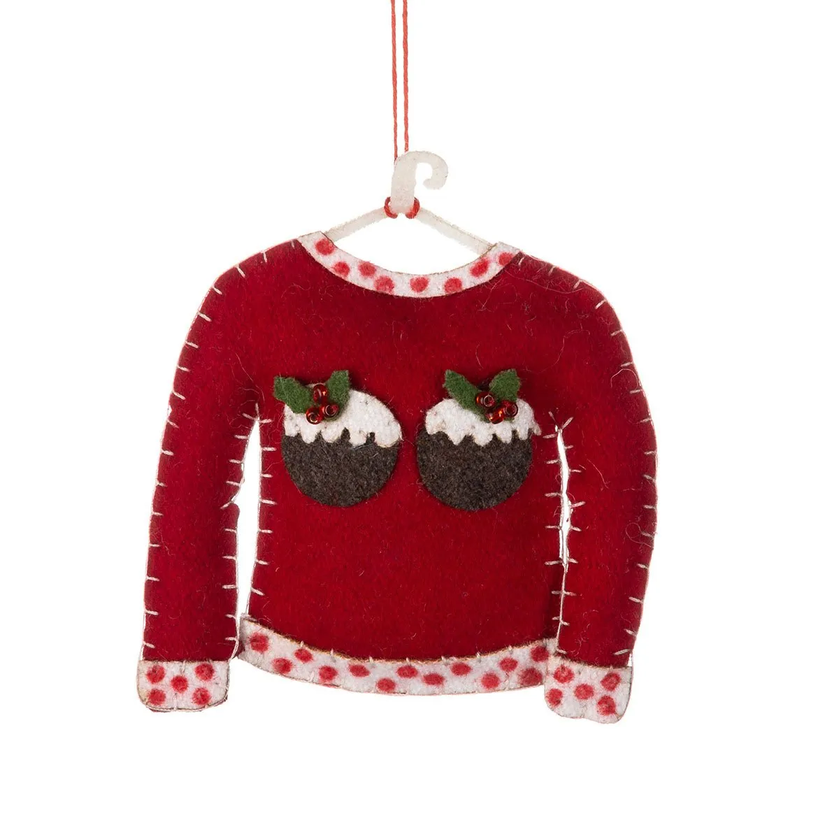 Christmas Pudding Jumper Decoration