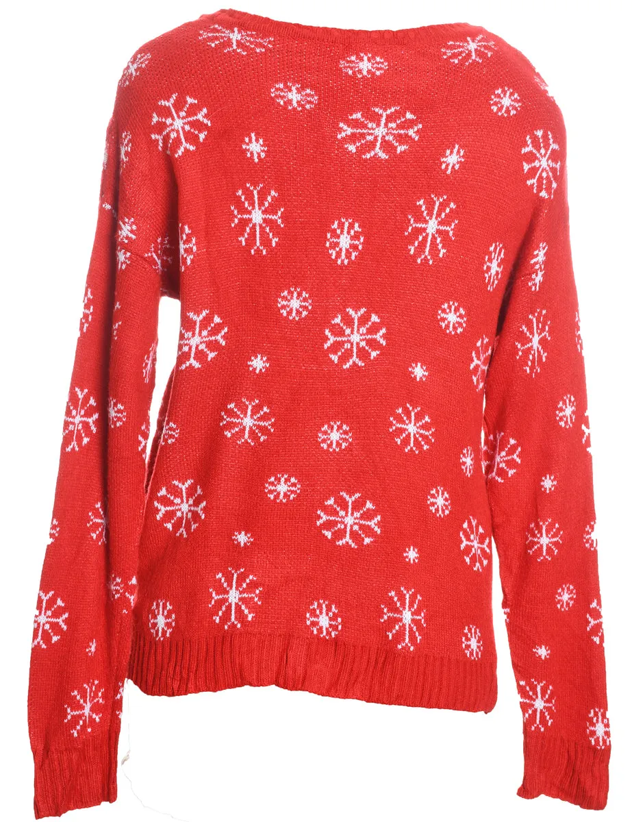 Christmas Tree Knit Design Jumper - XXL