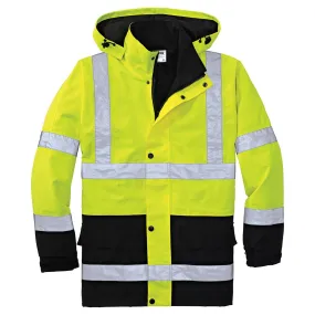 CornerStone Men's Safety Yellow/Black ANSI 107 Class 3 Waterproof Parka