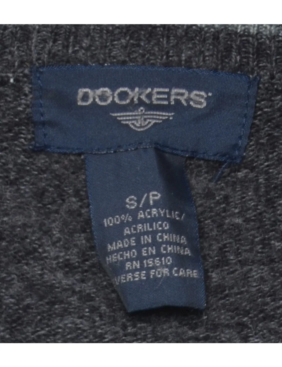 Dockers Checked Petite Jumper - S