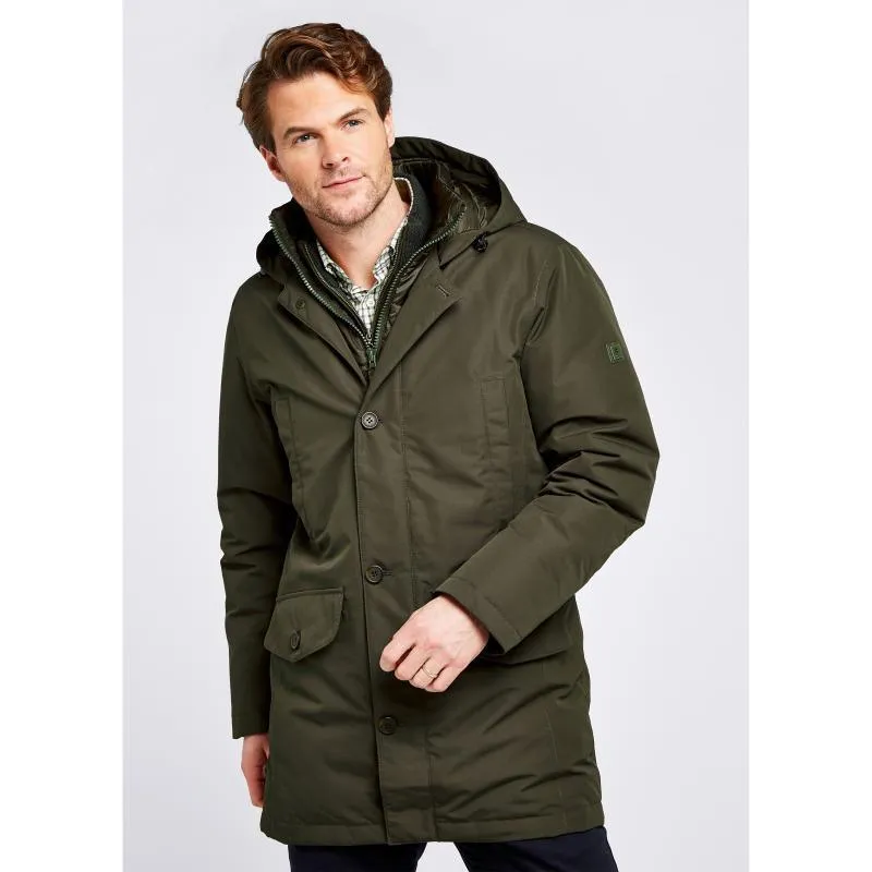 Dubarry Urlingford Mens Waterproof Down Hooded Parka - Ivy