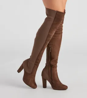 Effortlessly Chic Over-The-Knee Boots