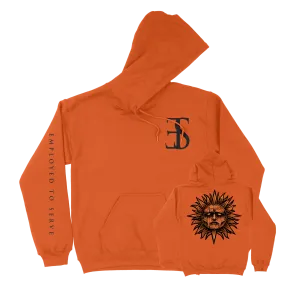 Employed To Serve "Warmth of a Dying Sun" Orange Hooded Sweatshirt