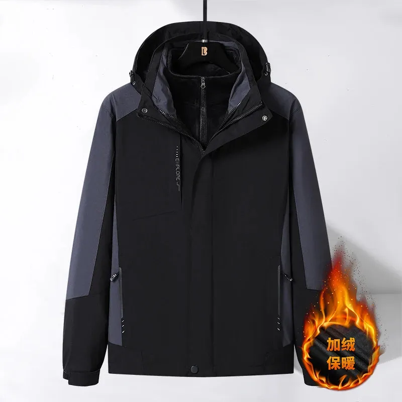 Fashion Male Army Breathable Tactical Jacket Women's Winter Hooded Jacket Thick Warm Parka Snow Windbreaker Coats Clothing