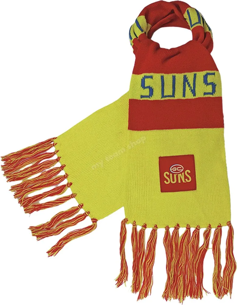 GOLD COAST SUNS AFL BAR SCARF