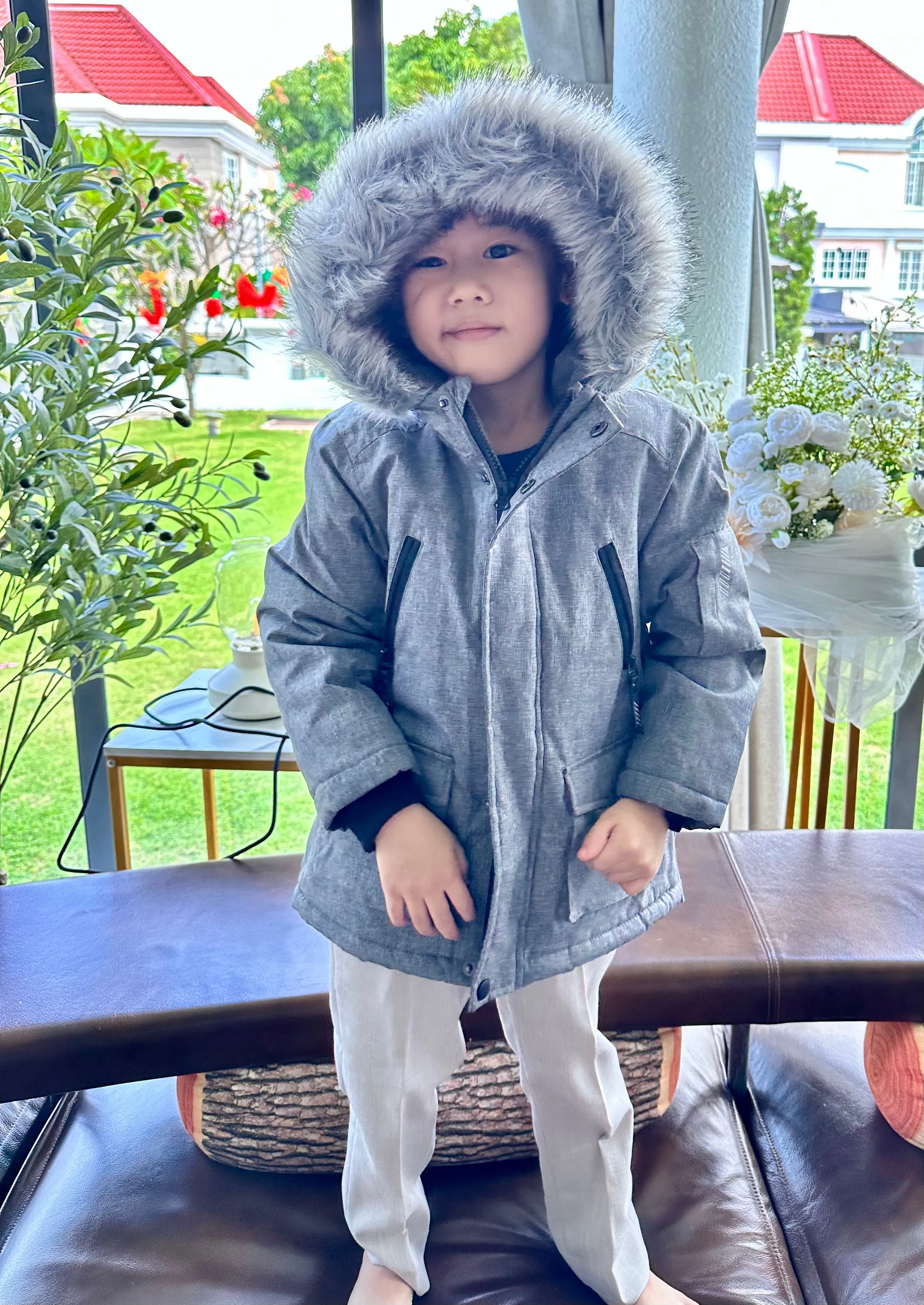 Grady Gray Parka Coat (Loved)