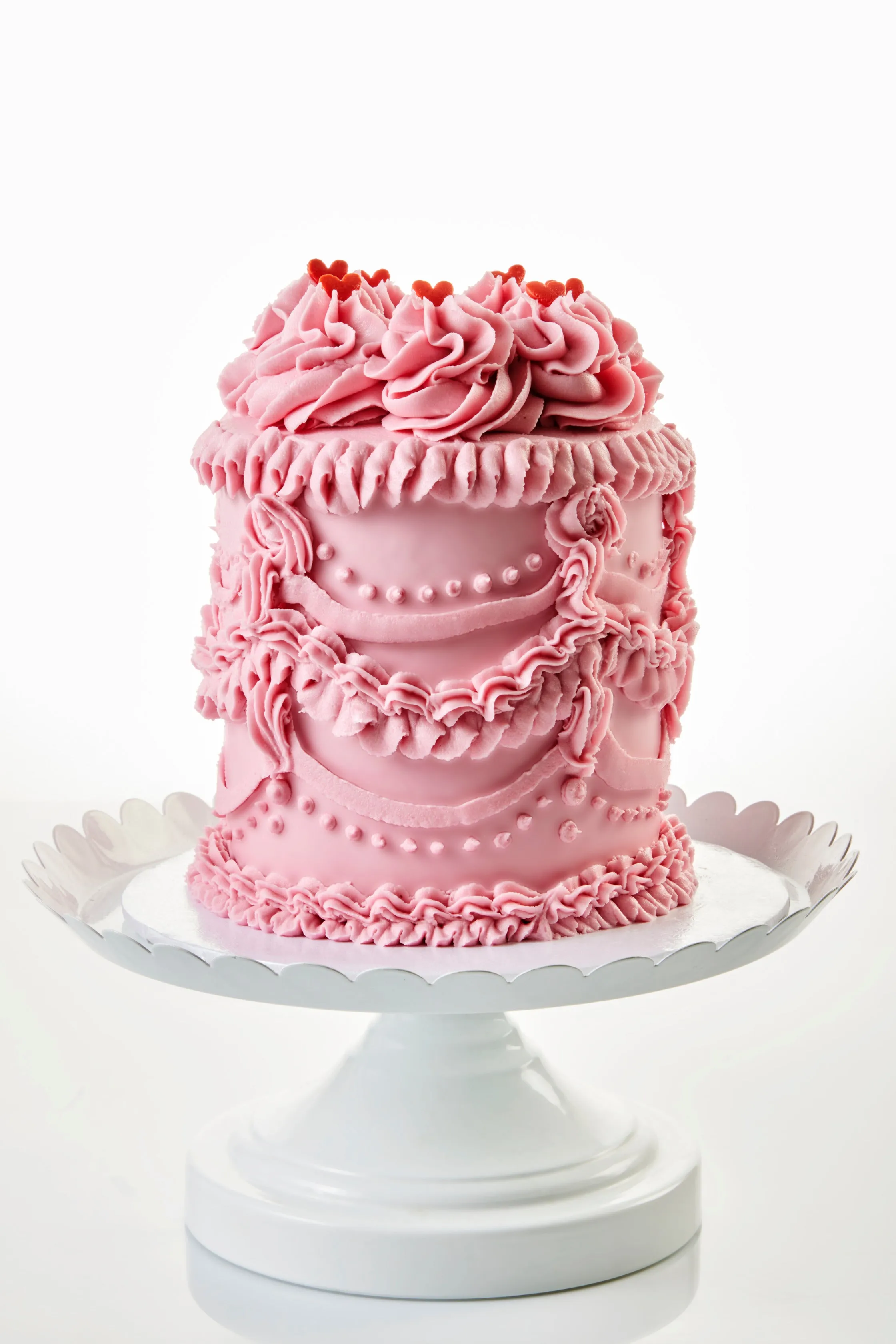 I Love Vintage Vegan Cake - PINK