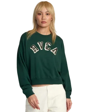 Ivy League Sweatshirt in Pine Needle