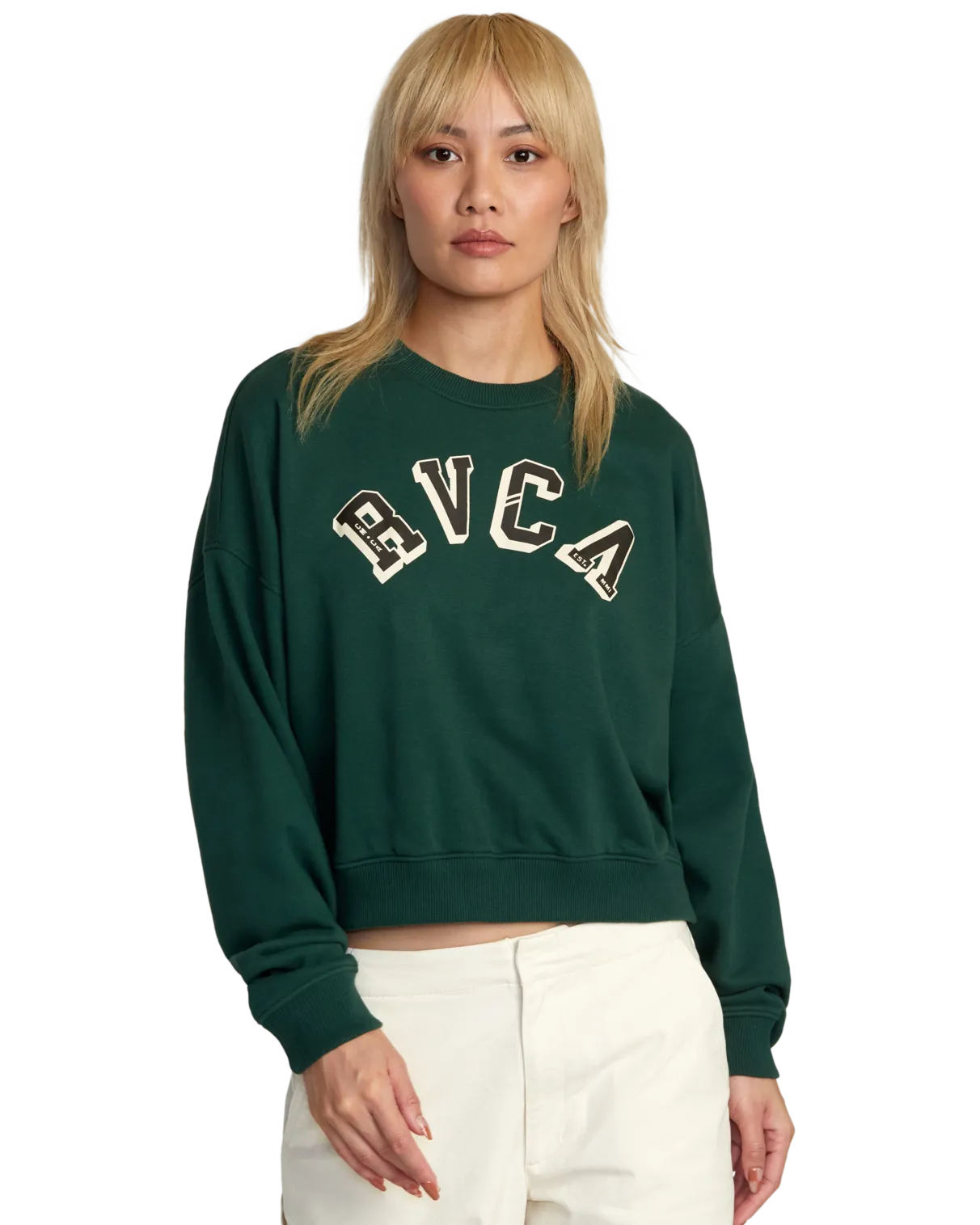 Ivy League Sweatshirt in Pine Needle