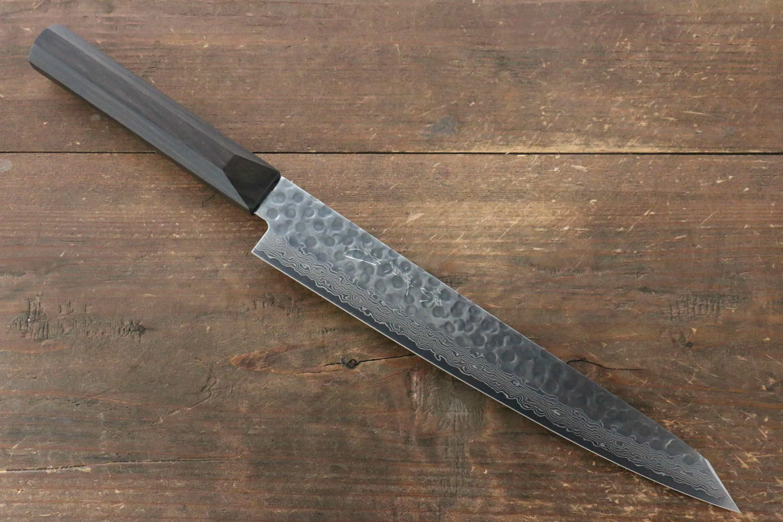 Jikko VG10 17 Layer Sujihiki  230mm Ebony Wood Handle