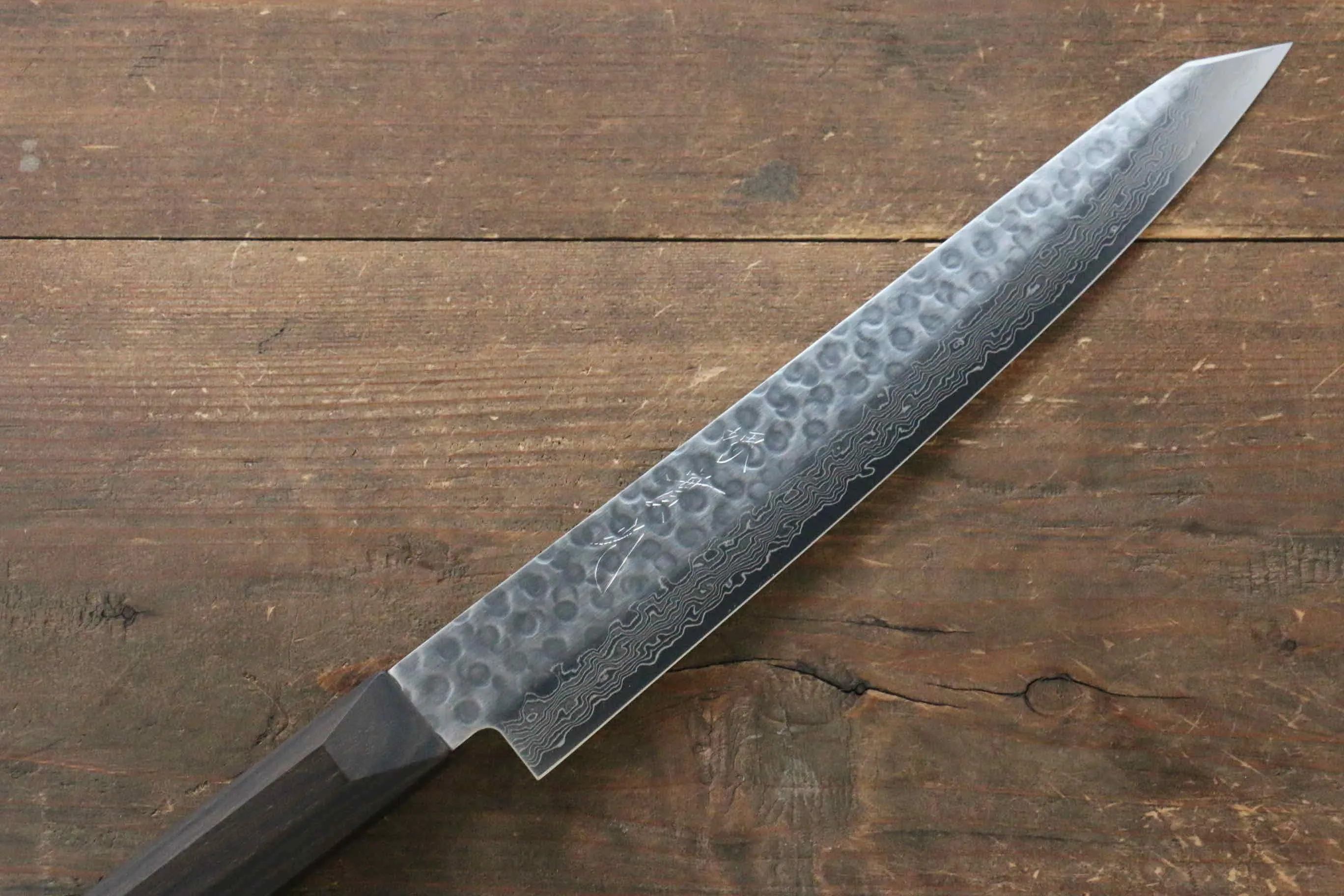 Jikko VG10 17 Layer Sujihiki  230mm Ebony Wood Handle