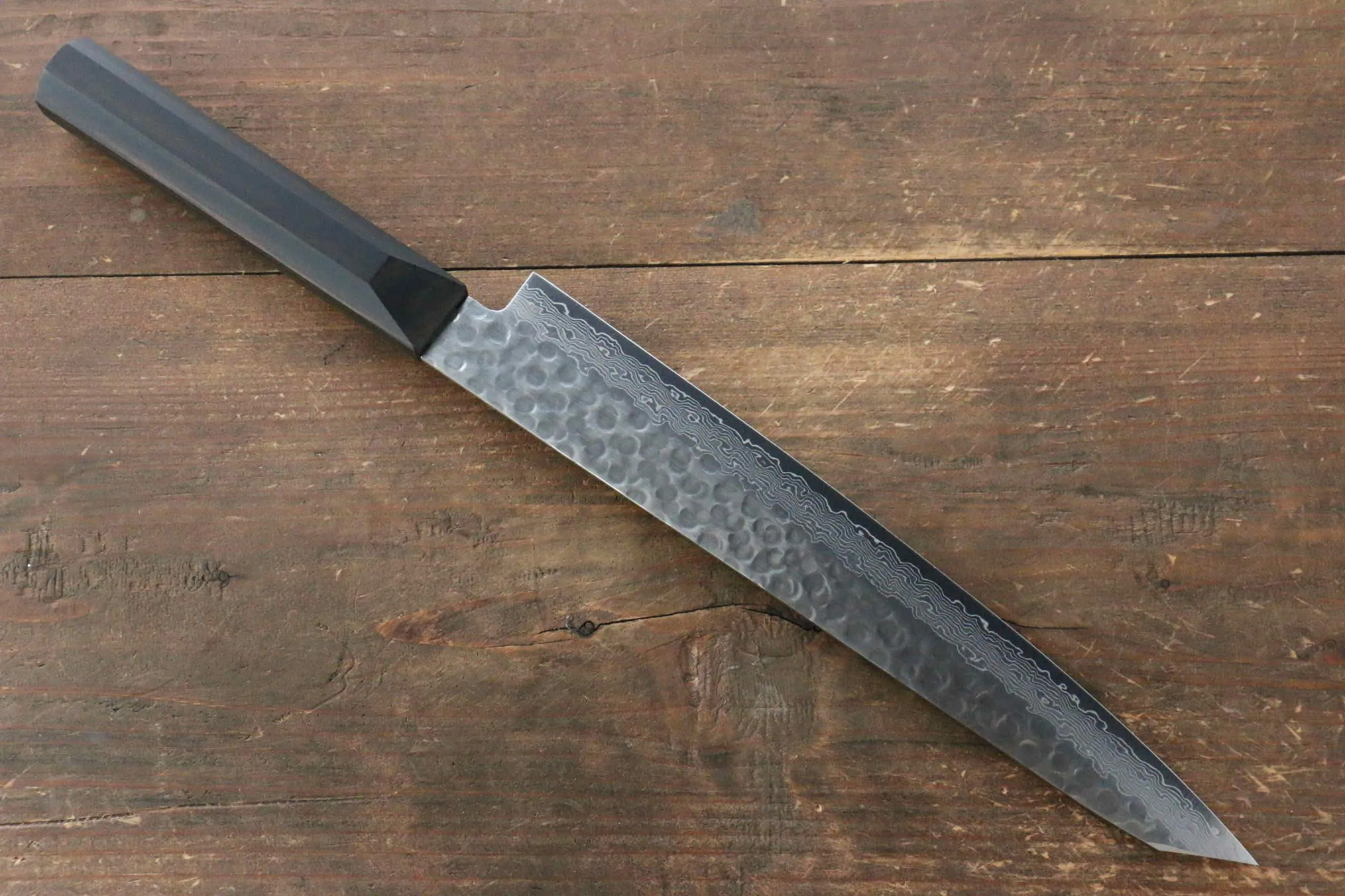 Jikko VG10 17 Layer Sujihiki  230mm Ebony Wood Handle