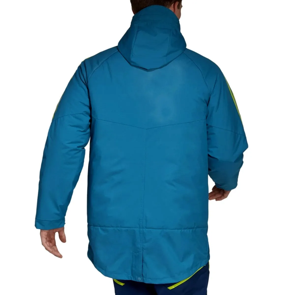 Juventus winter bench parka jacket 2022/23 water blue - Adidas