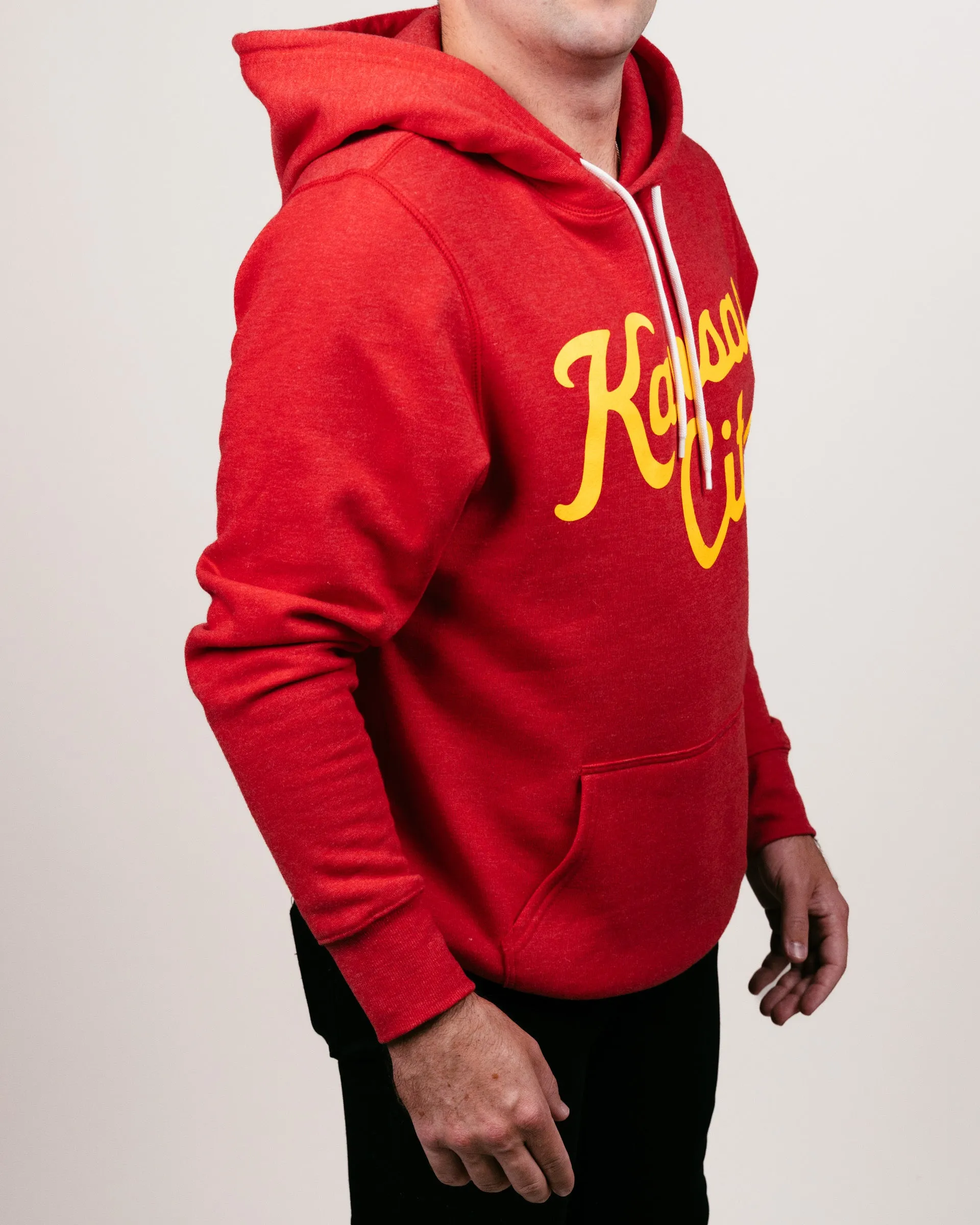 Kansas City Script Red Hoodie