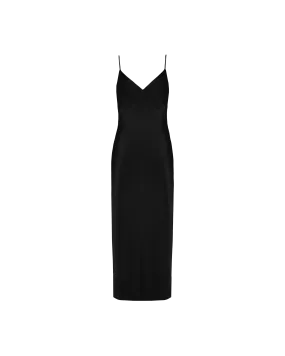 LOLA SLIP DRESS BLACK