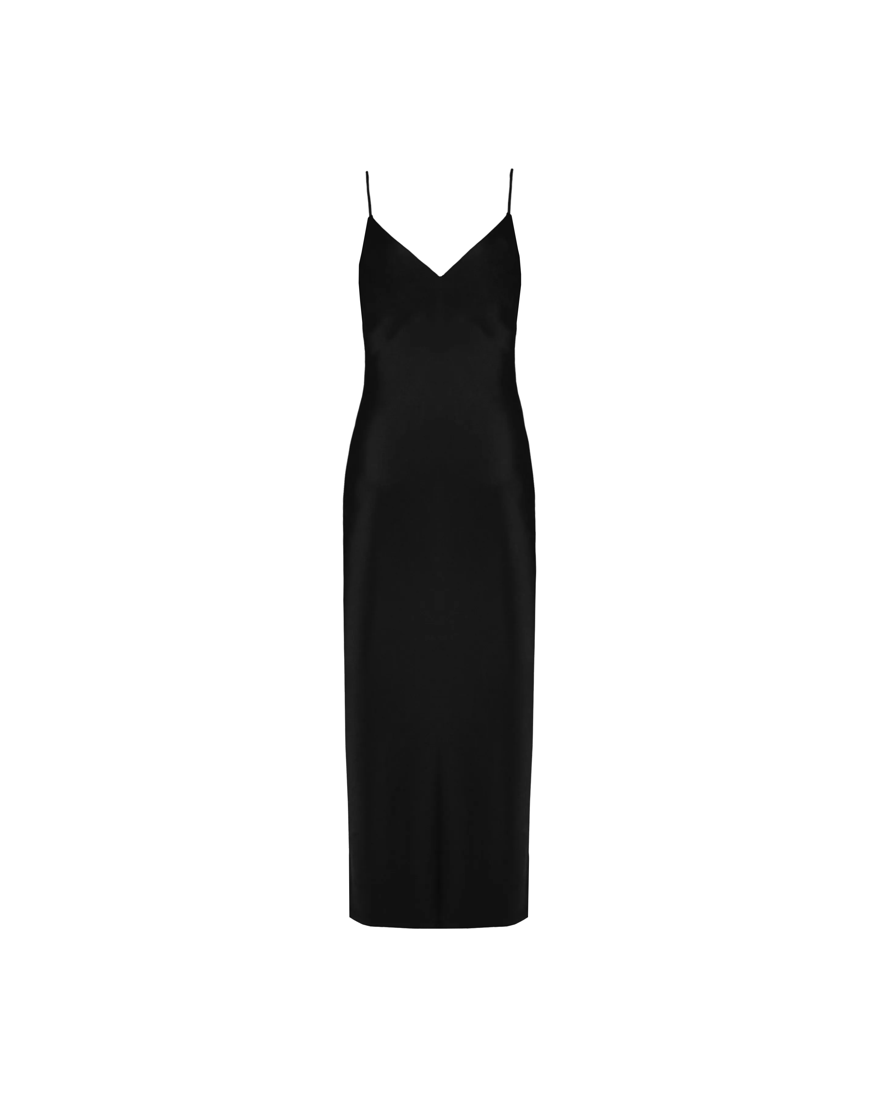 LOLA SLIP DRESS BLACK