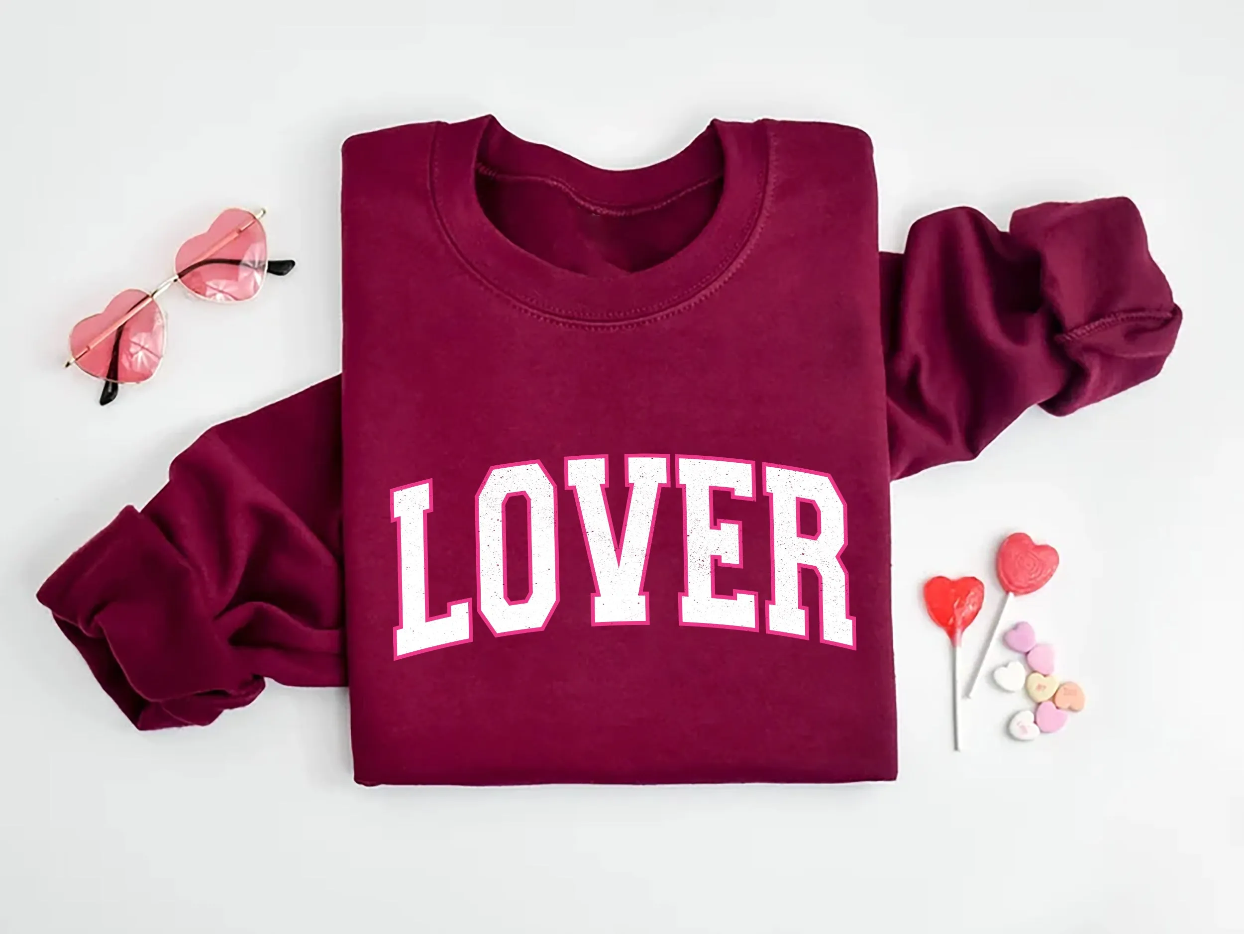 Lover Valentines Sweatshirt, Teacher Valentines Sweatshirt