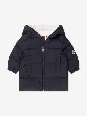 Moncler Enfant Baby Boys Down Padded Marat Long Parka in Navy