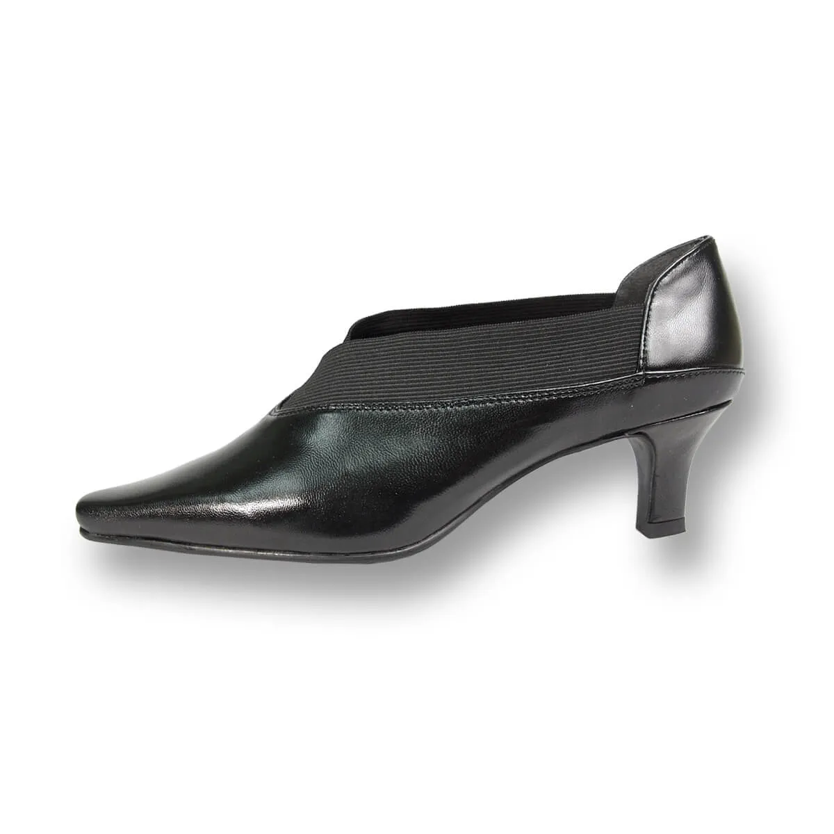 PEERAGE Rita Women's Wide Width Leather Dress Pumps