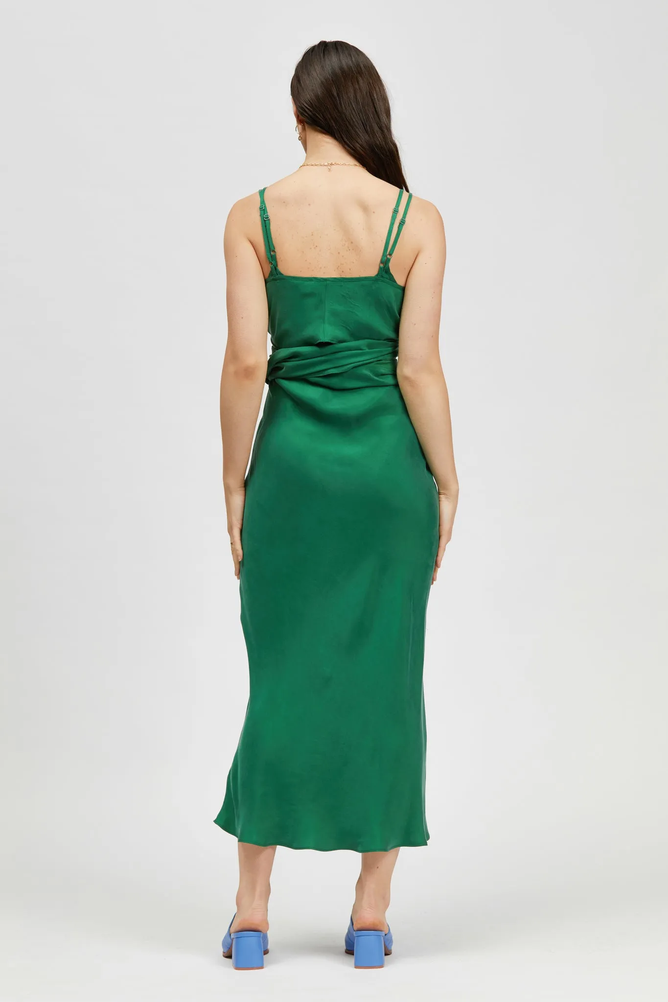 Perto Dress Green