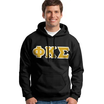 Phi Kappa Sigma Hooded Sweatshirt - G185 - TWILL