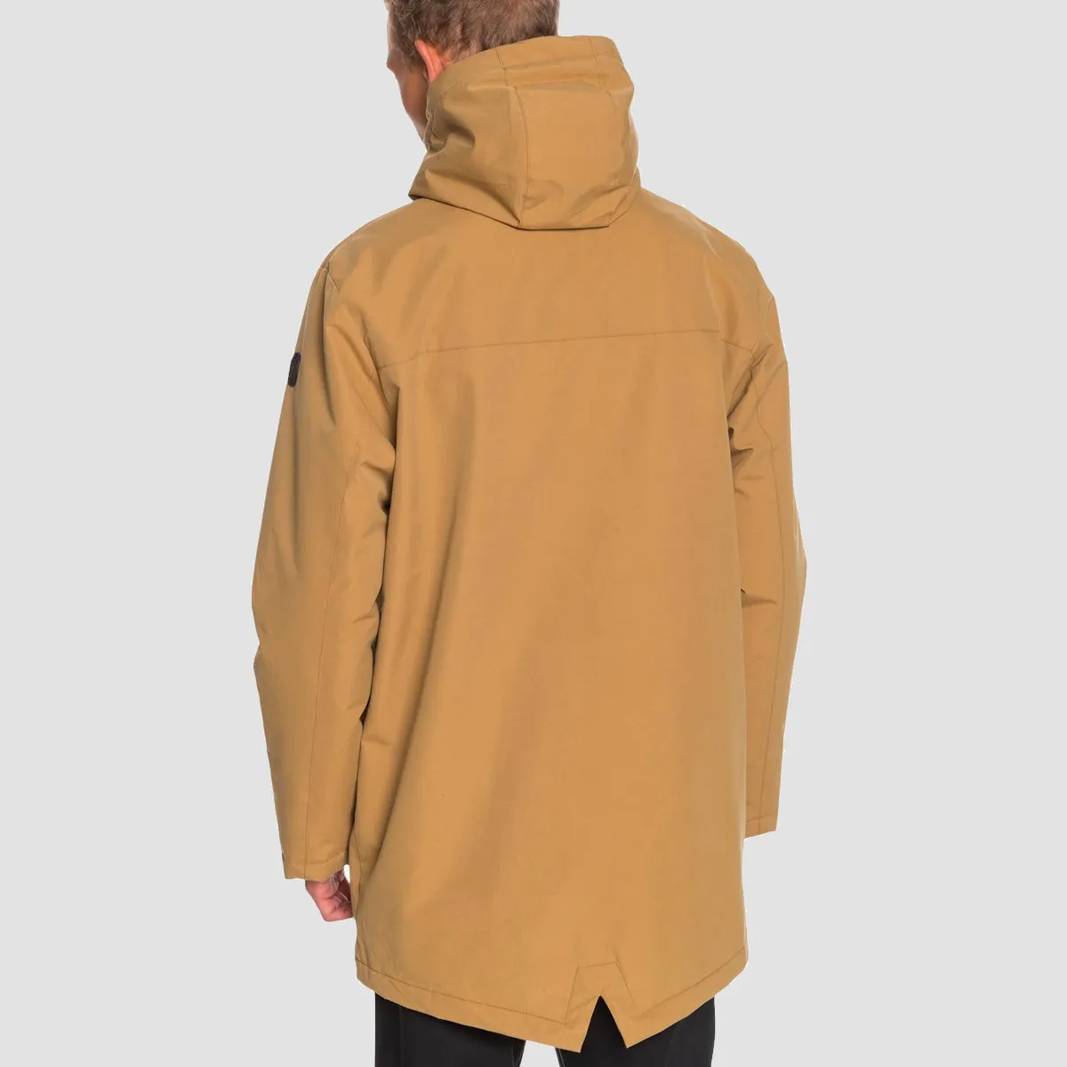 Quiksilver Skyward Lightweight Parka Jacket Dull Gold