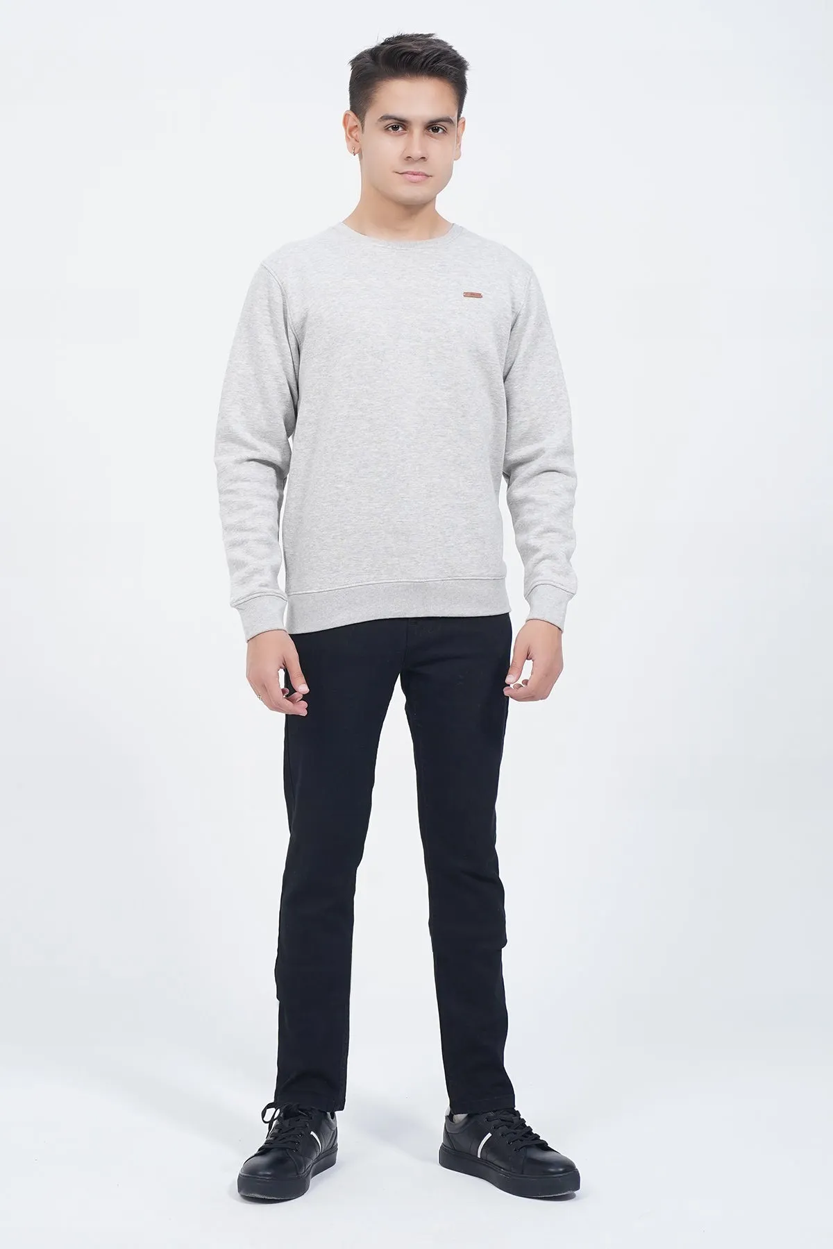 "CLOVIS" Crew Neck Long Sleeves Sweatshirt