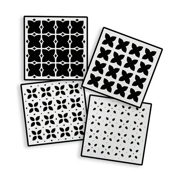 "Geometric" Craft Buddy Premium Embossing Layering Stencils