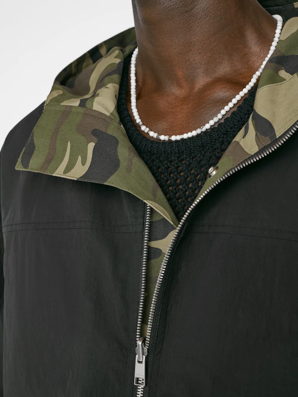 Reversible Camo Parka -- Camo/Noir