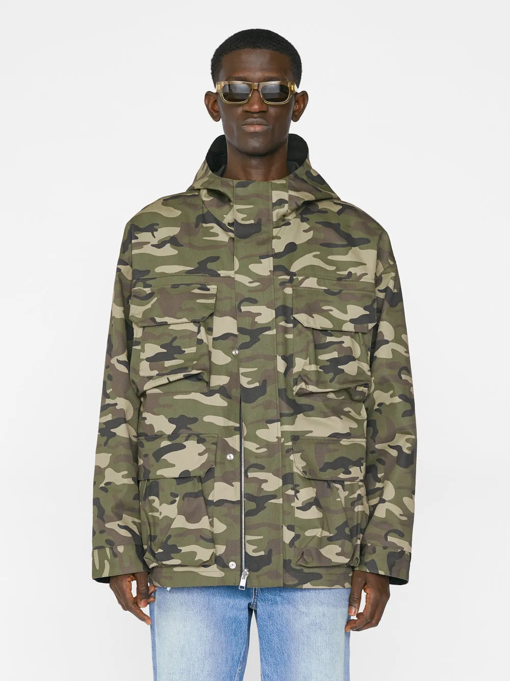 Reversible Camo Parka -- Camo/Noir